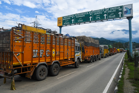 Srinagar-Jammu highway blocked due to landslide, shooting stones