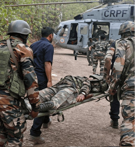 CRPF jawan critically injured in Maoist IED blast in Jharkhand’s Saranda forest, airlifted to Ranchi