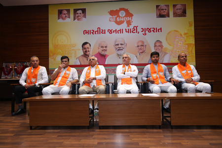 Gujarat BJP marks 47th Foundation Day, hits out at Kharge over ‘anti-Gujarat’ remarks