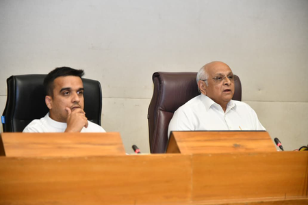 Gujarat CM, Dy CM press Kharge with questions after ‘illiterate’ remark, seek apology (Ld)