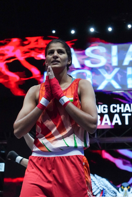 Asian Boxing C’ships 2026: Minakshi, Jaismine shine as six women reach final