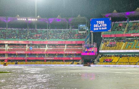 IPL 2026: Rain delays start of Match 13 between Rajasthan Royals and Mumbai Indians
