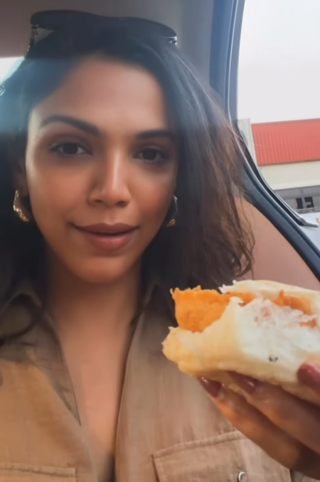 Shriya Pilgaonkar cheats on clean-eating month, indulges in vada pav