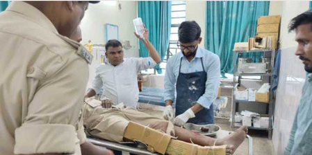 Injured Sheohar SI in Bihar given cardboard support at hospital, probe ordered