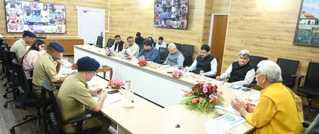 J&K L-G reviews preparedness for 100-day anti-drug campaign