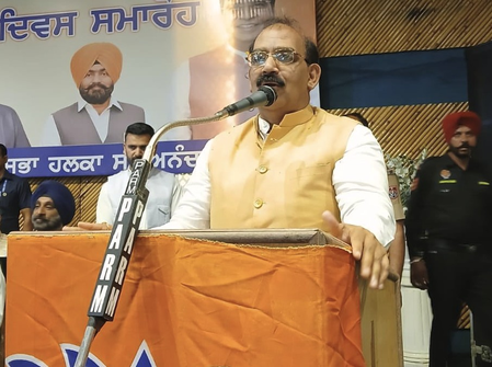Provide relief of Rs 50,000 per acre to rain-hit farmers: Punjab BJP ​