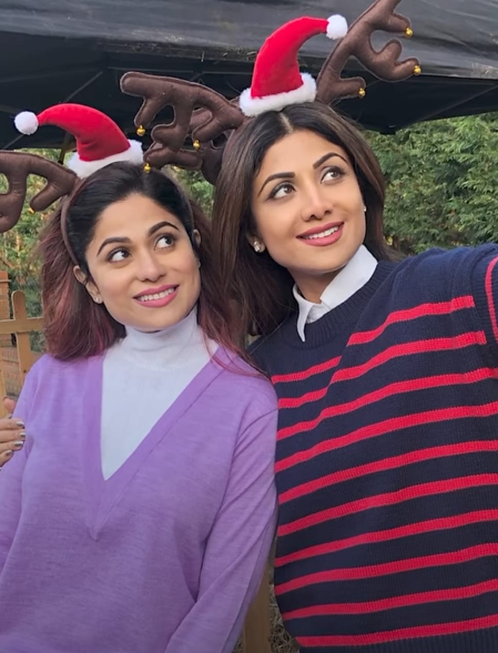 Shilpa Shetty shares pictures with Shamita: Equal parts love, madness, memories