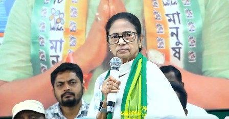 BJP will bring outsiders from Jharkhand to influence polling in Bengal’s Jhargram: Mamata Banerjee