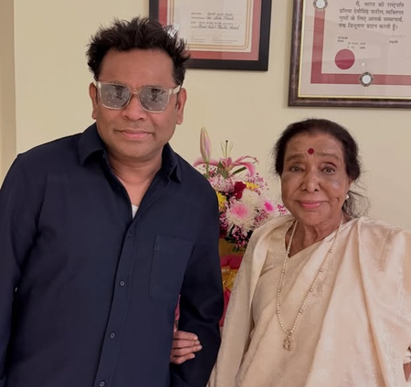 A. R. Rahman, Vishal Dadlani, Salim Merchant mourn the demise of  Asha Bhosle