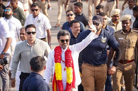 TN polls: Vijay unveils welfare, AI governance vision; targets CM Stalin