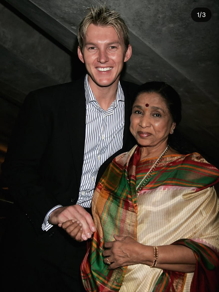 Brett Lee pays emotional tribute to legendary singer Asha Bhosle, recalls recording ‘You’re the One for Me’