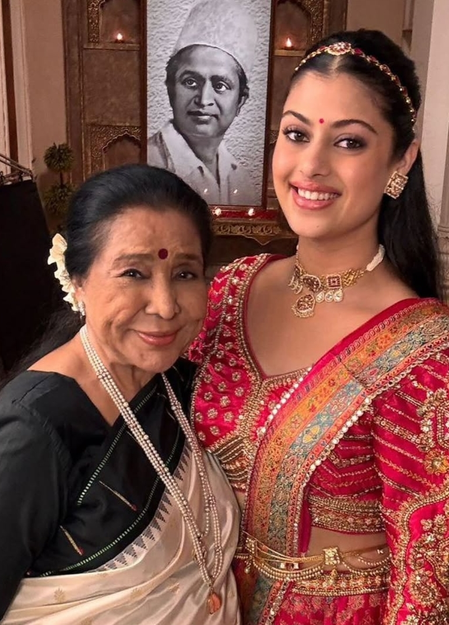 Late Asha Bhosle’s granddaughter Zanai Bhosle thanks all for honouring her grandmother: She’s seen it all from above