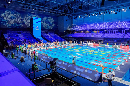 Russia, Belarus swimmers cleared to compete with flags, anthems as World Aquatics lifts ban