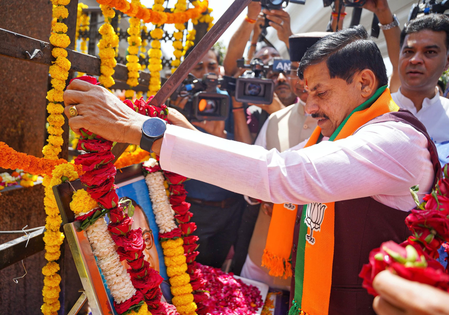 ‘Ambedkar’s ideals continue to inspire nation’: MP CM Mohan Yadav pays homage at Mhow memorial