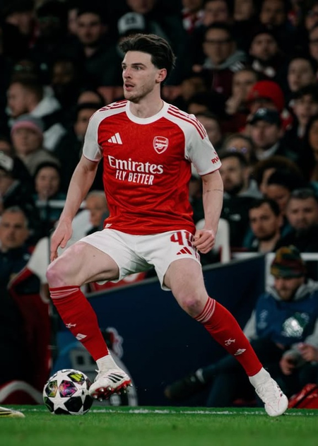 ‘We have to wait until tomorrow’: Arsenal boss Arteta leaves Rice’s Champions League status uncertain