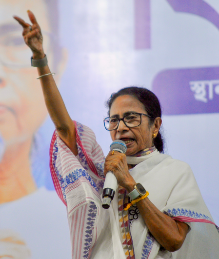 CM Mamata alleges central forces tried to check her car, dares ECI to do so daily