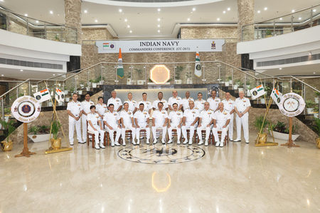 Navy Chief Admiral Tripathi commends force’s role in safeguarding energy security amid West Asia conflict