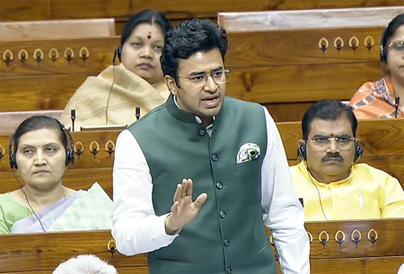 BJP MP Tejasvi Surya calls opposition to delimitation ‘vacuous’; urges to increase Lok Sabha sittings