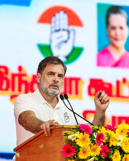 LoP Rahul Gandhi accuses BJP of using AIADMK as ‘proxy’ to enter Tamil Nadu