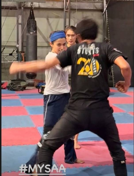 Rashmika Mandanna trains in combat in Bangkok for ‘Mysaa’; unit to begin 16-day action schedule in Kerala soon!