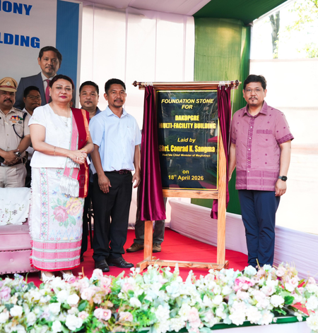 Meghalaya CM lays foundation stone for multi-facility building in Tura​