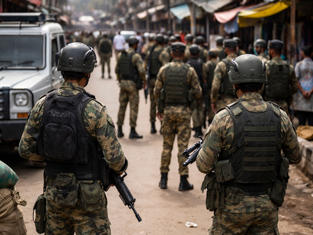 Central forces review Bengal poll security, QRT deployment