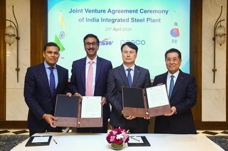 POSCO, JSW Steel sign $7.3 billion deal to build steel plant in India