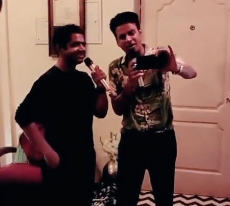 Manoj Bajpayee sings ‘Hawa ke saath saath’ with ‘The Family Man’ co-star Sharib Hashmi