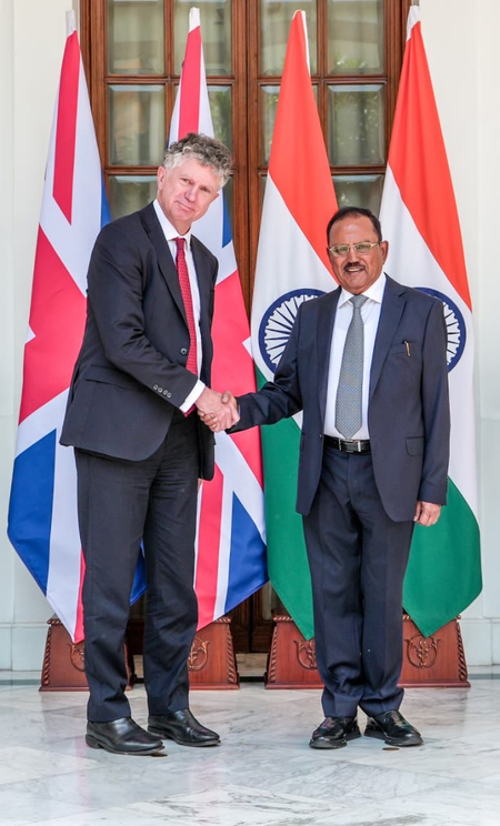 NSA Doval, UK counterpart discuss strengthening defence and security cooperation