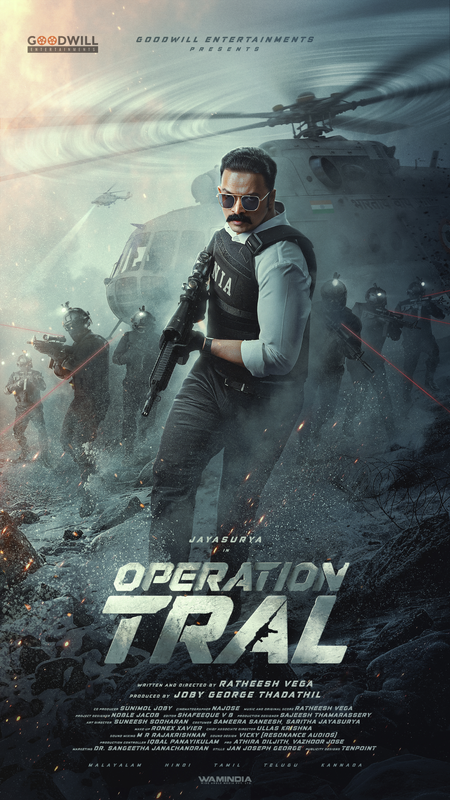 Jayasurya’s pan Indian film Operation Tral’s first look out!