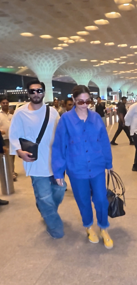 Ranveer Singh turns protective of mommy-to-be Deepika Padukone at airport