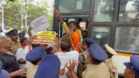 ‘Disgraceful misuse of power’: K’taka BJP leader on BJYM workers’ arrest over Umar Khalid event protest