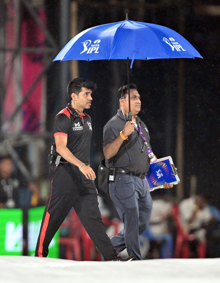 IPL 2026: Rain delays start of RCB vs RR match in Guwahati