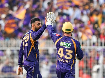 IPL 2026: KKR spinners trigger RR’s collapse, restrict them to 155/9