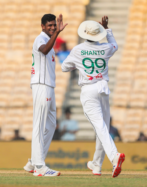 Nahid Rana’s five-for inspires Bangladesh to 104-run victory over Pakistan