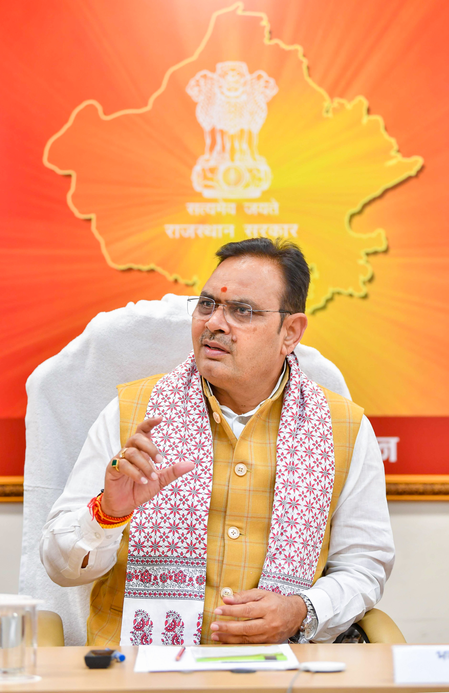 Rajasthan CM launches ‘Vande Ganga Water Conservation Campaign’ at Bandh Baretha Dam