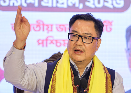 Oppn attacking core of Indian democracy, people will give befitting reply: Kiren Rijiju