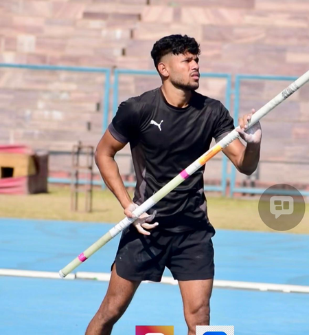 Pole vaulter Dev Meena eyes personal best at domestic competition in Bhubaneswar