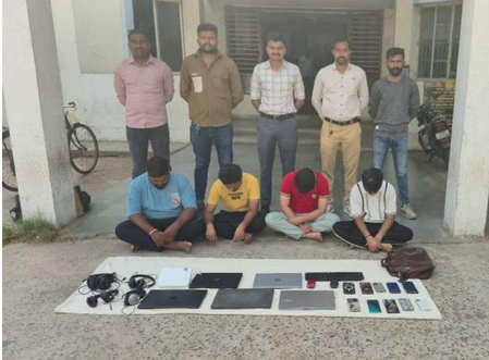Gujarat: Illegal international call centre targeting US citizens busted