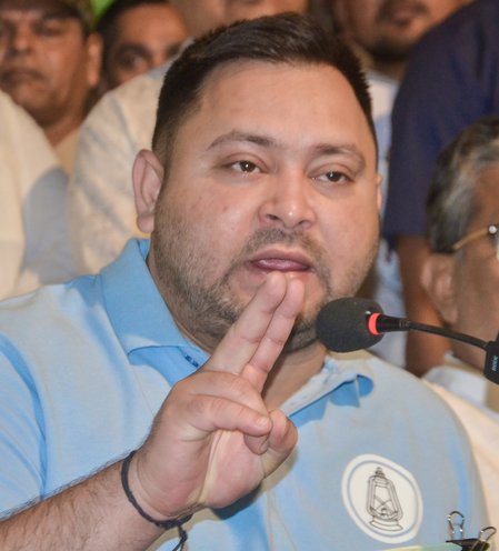 Tejashwi Yadav attacks NDA govt over Bihar cabinet expansion​