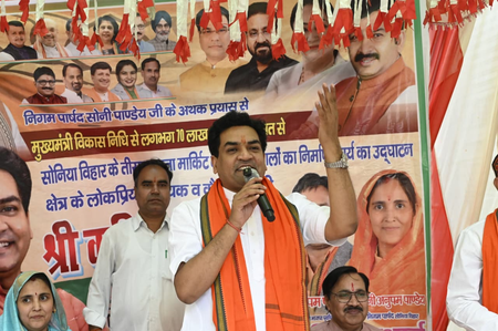 Delhi minister Kapil Mishra inaugurates project worth Rs 70 lakh in Sonia Vihar   