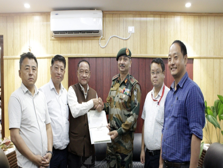 Assam Rifles hands over 18.8 acres for Dimapur airport expansion in Nagaland