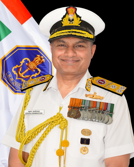 Centre appoints Vice Admiral Krishna Swaminathan as new Navy Chief