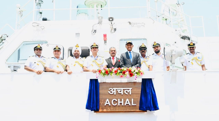 ICGS Achal joins North West fleet of Indian Coast Guard