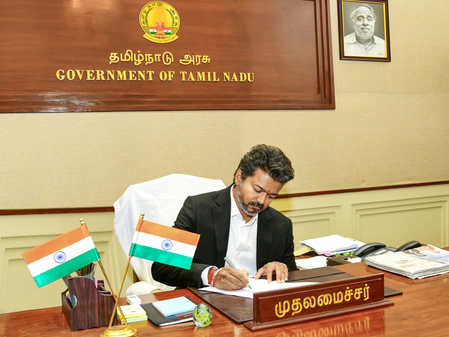 Kharge congratulates Vijay, says TVK govt reflects Tamil Nadu’s progressive ideals