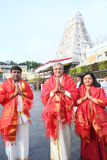 CEC Gyanesh Kumar visits Tirumala Venkateswara Temple after peaceful conduct of 2026 Assembly polls