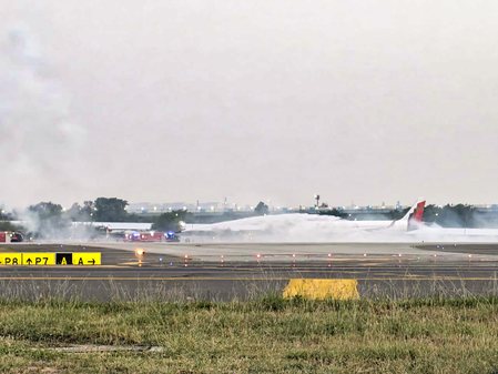 CISF conducts aircraft crash mock exercise ‘Agni Chakra’ at Delhi airport
