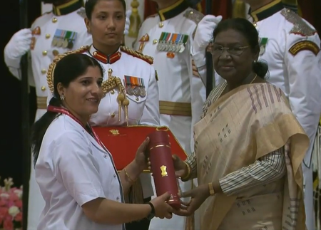 Prez Murmu honours nursing personnel with National Florence Nightingale Awards