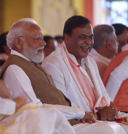 PM Modi congratulates Himanta Biswa Sarma, calls him ‘wonderful administrator’