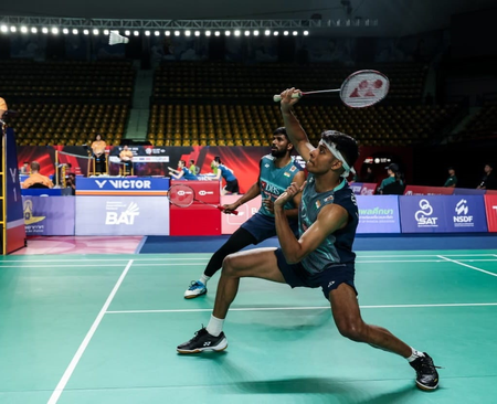 Badminton: Satwik-Chirag survive scare to enter second round